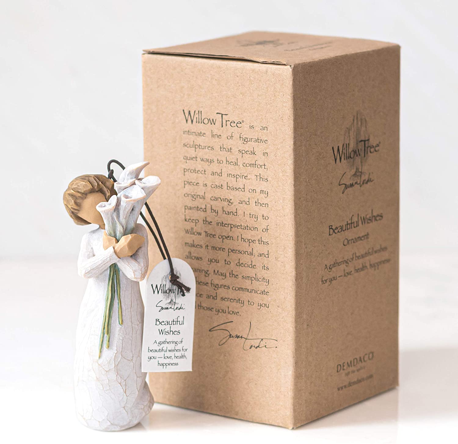 Willow Tree Beautiful Wishes Hanging Ornament, Multi-colour, 4.5 Inch - Image 4