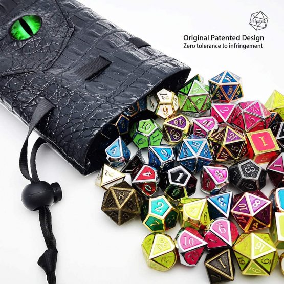 Haxtec Dragon Eye Dice Bag (Venom-Green Eye) - Image 2