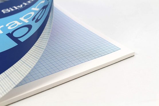 Silvine A3 Graph Pad. 50 Sheets of Quality 90gsm Paper, Printed 1-5-10mm Graph. Ref A3GP - Image 3