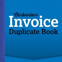 Silvine Carbonless Duplicate Invoice Book - Numbered 1-100 with index sheet (210 x 127mm) [Pack of 6]