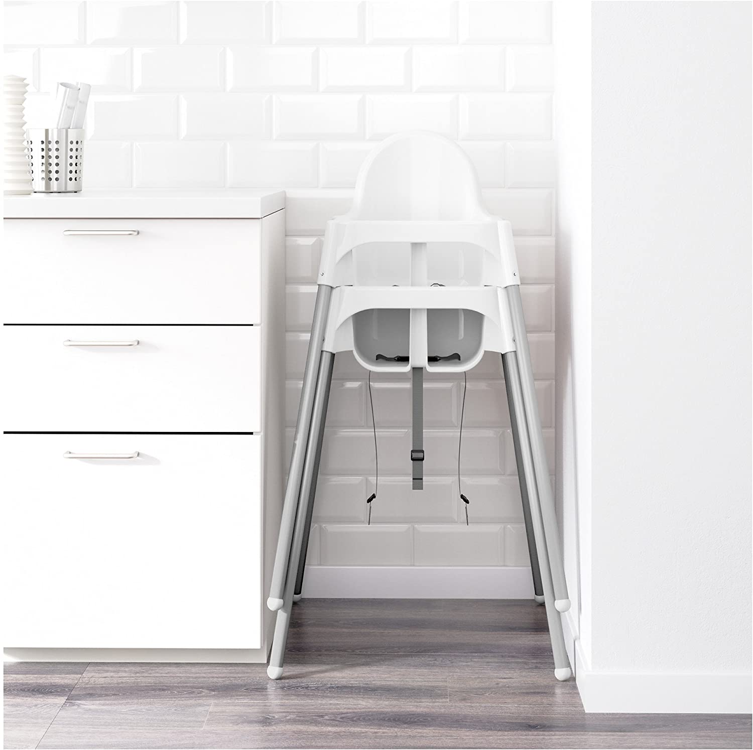 IKEA ANTILOP - Highchair with safety belt - 160x200 cm, White - Image 4