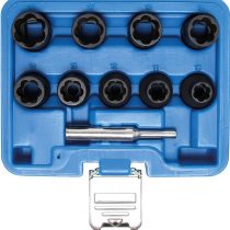 BGS 5266 | Special Socket Set / Screw Extractors | 12.5 mm (1/2") Drive | 10 - 19 mm | 10 pcs.