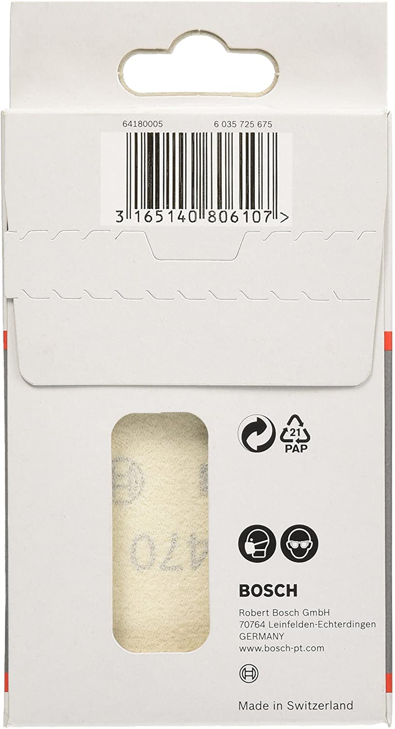Bosch 2608608y19 70 x 125 mm Pack of 10 Abrasive Discs C470, Beige, 2608608Y27, 240 - Image 2