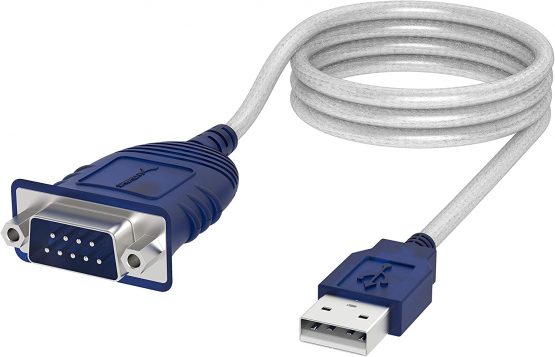 Sabrent USB 2.0 to Serial (9-Pin) DB-9 RS-232 Converter Cable, Prolific Chipset, Hexnuts, [Windows 10/8.1/8/7/VISTA/XP, Mac OS X 10.6 and Above] 6-Feet (CB-9P6F)