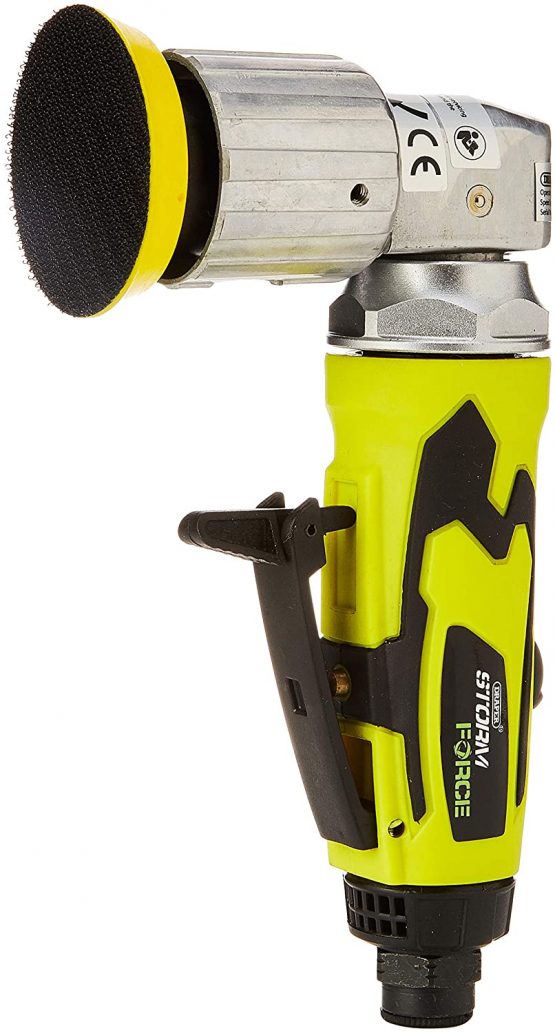 Draper 65059 Storm Force 50mm Mini Air Sander, Blue