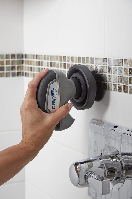 Dremel Versa PC10 High-Speed Power Cleaner Kit, Cordless Cleaning Tool/Spin Scrubber with 9 Multi-Purpose Cleaning Pads, Bristle Brush and Splash Guard for Faster, Easier Cleaning and Scrubbing - Image 3