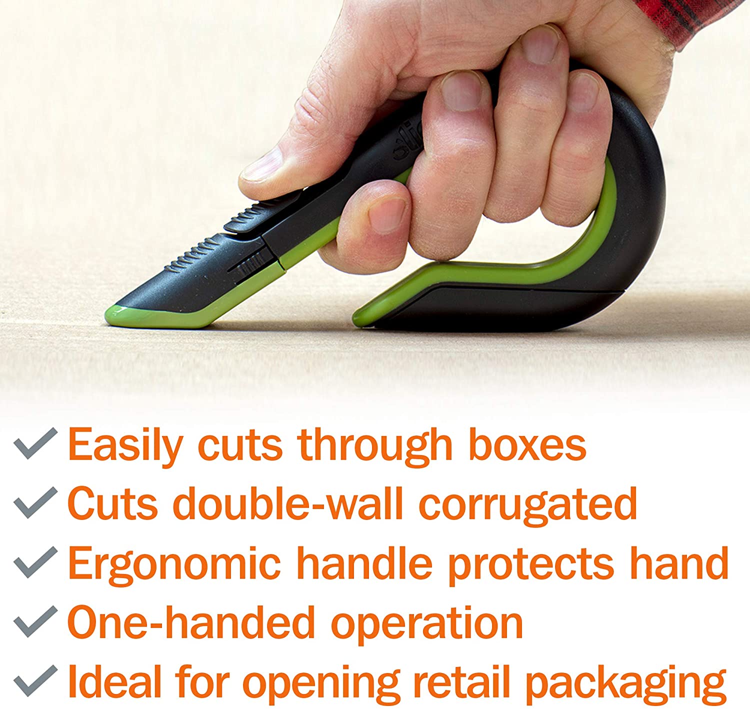 Slice SL10503 10503 Auto Retractable Box Cutter Work Knife Ceramic