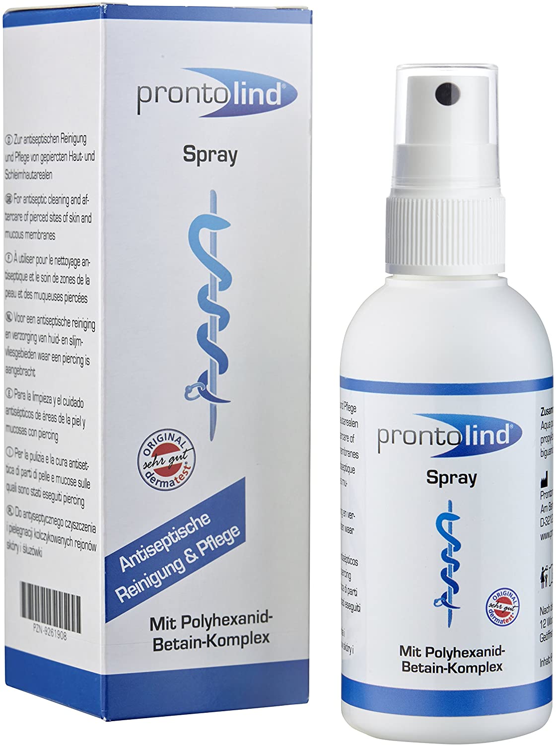 Prontolind spray 75 ml For the antibacterial cleaning and care of