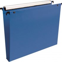 Esselte Premium Suspension Files for Filing Cabinet 30 mm Base Pack of 10 Opaque Blue