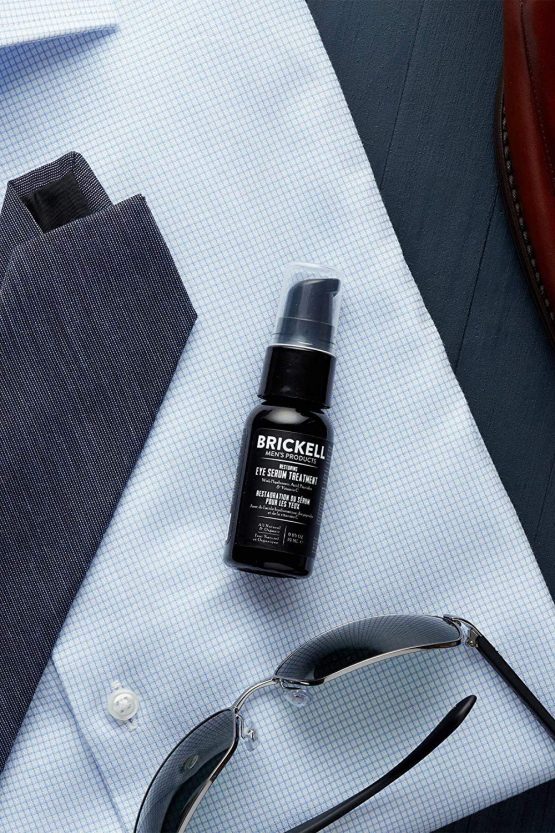 Brickell Men's Restoring Eye Serum Treatment for Men, Natural and Organic Eye Serum to Firm Wrinkles, Reduce Dark Circles, and Promote Youthful Skin 19 ml, Unscented - Image 4