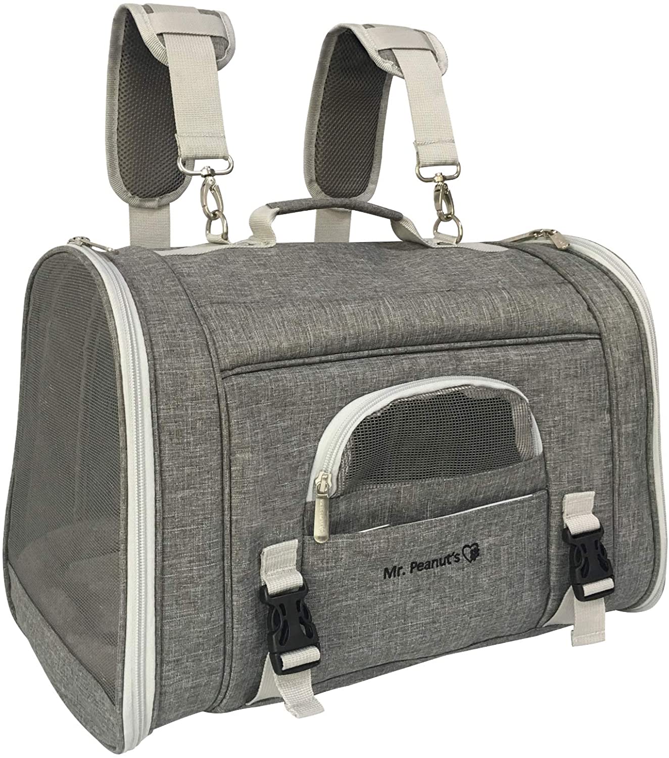 Mr. Peanut's Monterey Series Convertible Backpack Airline Approved Pet Carrier