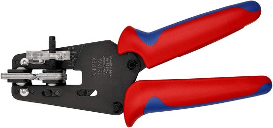 KNIPEX Precision Insulation Stripper with adapted blades (195 mm) 12 12 06 - Image 3