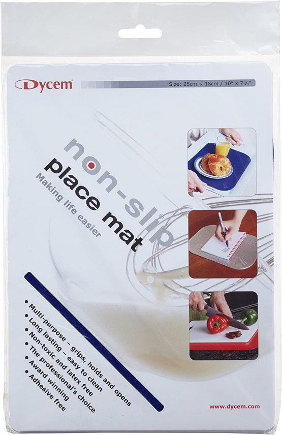 Non Slip Pad Dycem Rectangular 25 X 18cm Blue