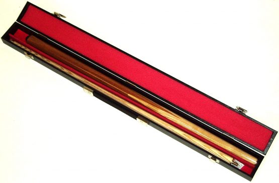 2 PIECE FULL SIZE ASH CUE & HARD CASE SET**