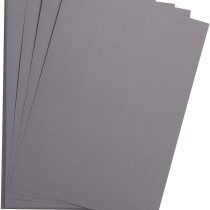 Clairefontaine Etival Coloured Grained Drawing Paper, 160g, A3 - Dark Grey, Pack of 25 Sheets