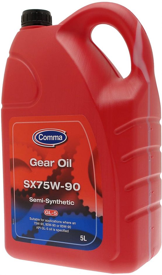 Comma SX5L 5L SX75W-90 GL-5 Semi-Synthetic Gear Oil - Image 2