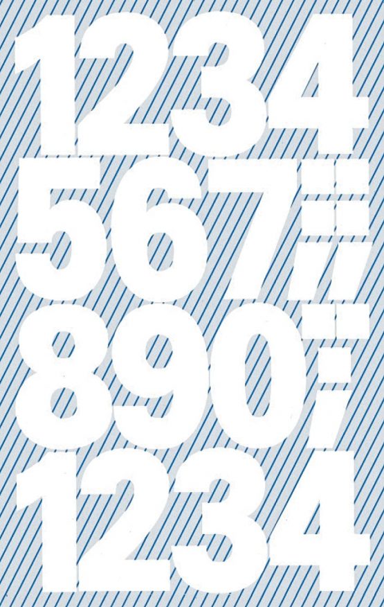 AVERY Zweckform 59127 Letters Labels A-Z 16 mm Weatherproof Film 36 Stickers Numbers Gold White - Image 3