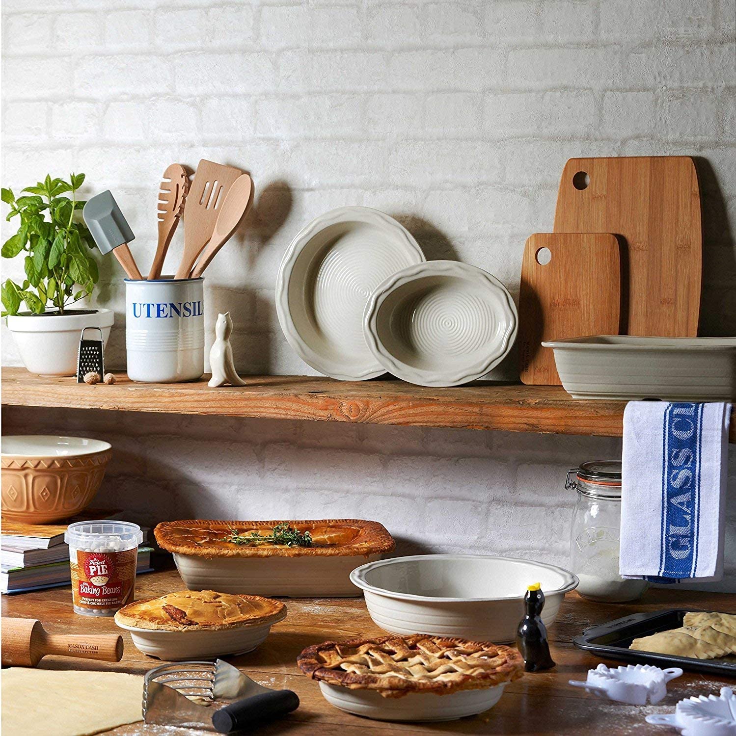 Mason Cash Original White Earthenware All-Purpose Pudding Basin, 20 cm, 1.75 Litre/20 cm - Image 3