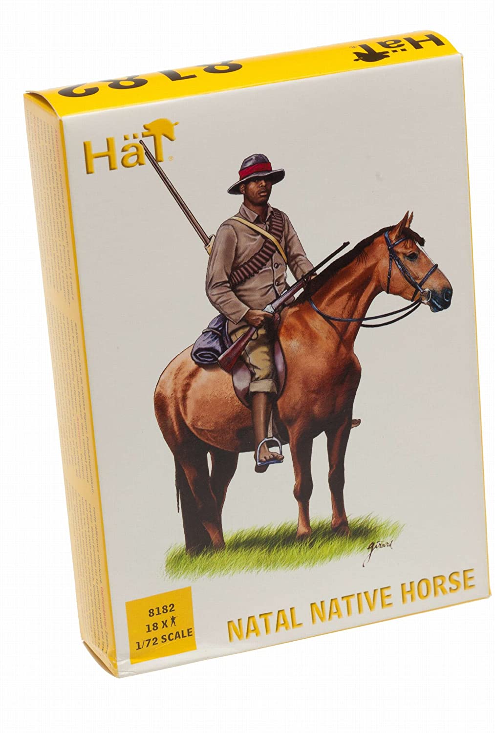 FALLER HAT 8182 - Zulu Natal Wars: Native Horse, White, Large