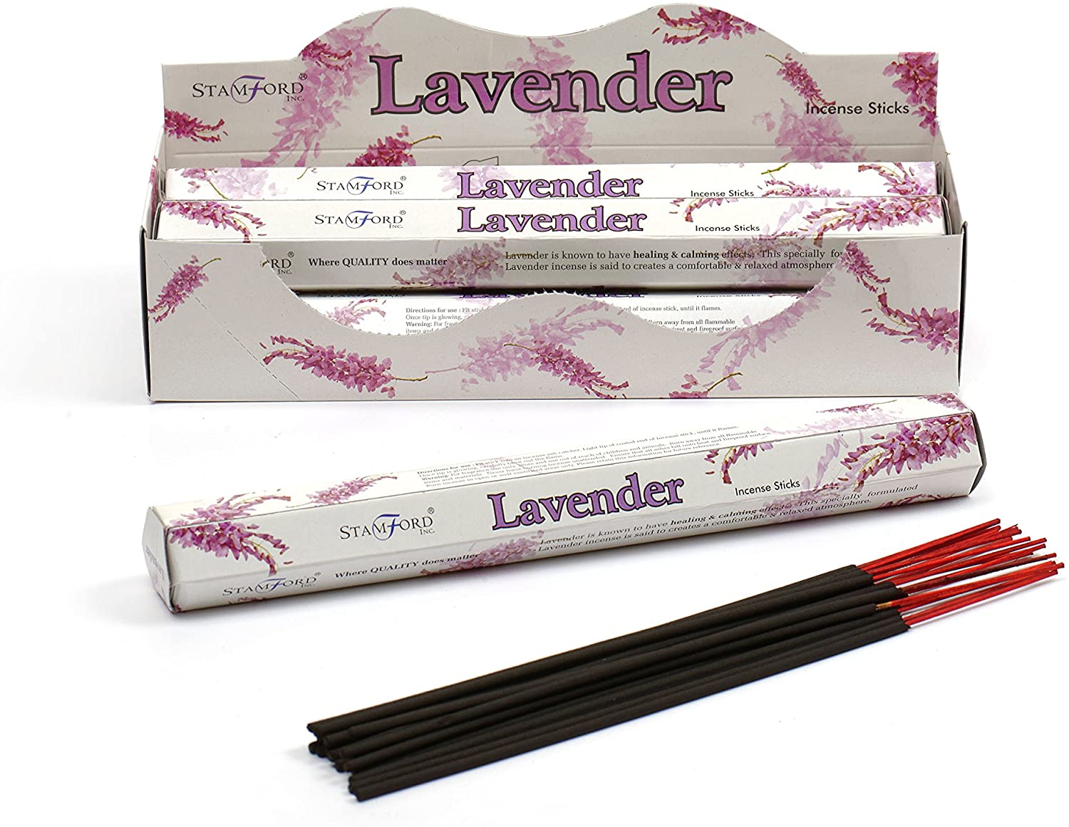 STAMFORD INC 37102 Lavender Incense Sticks, 20 Sticks x 6 Packs