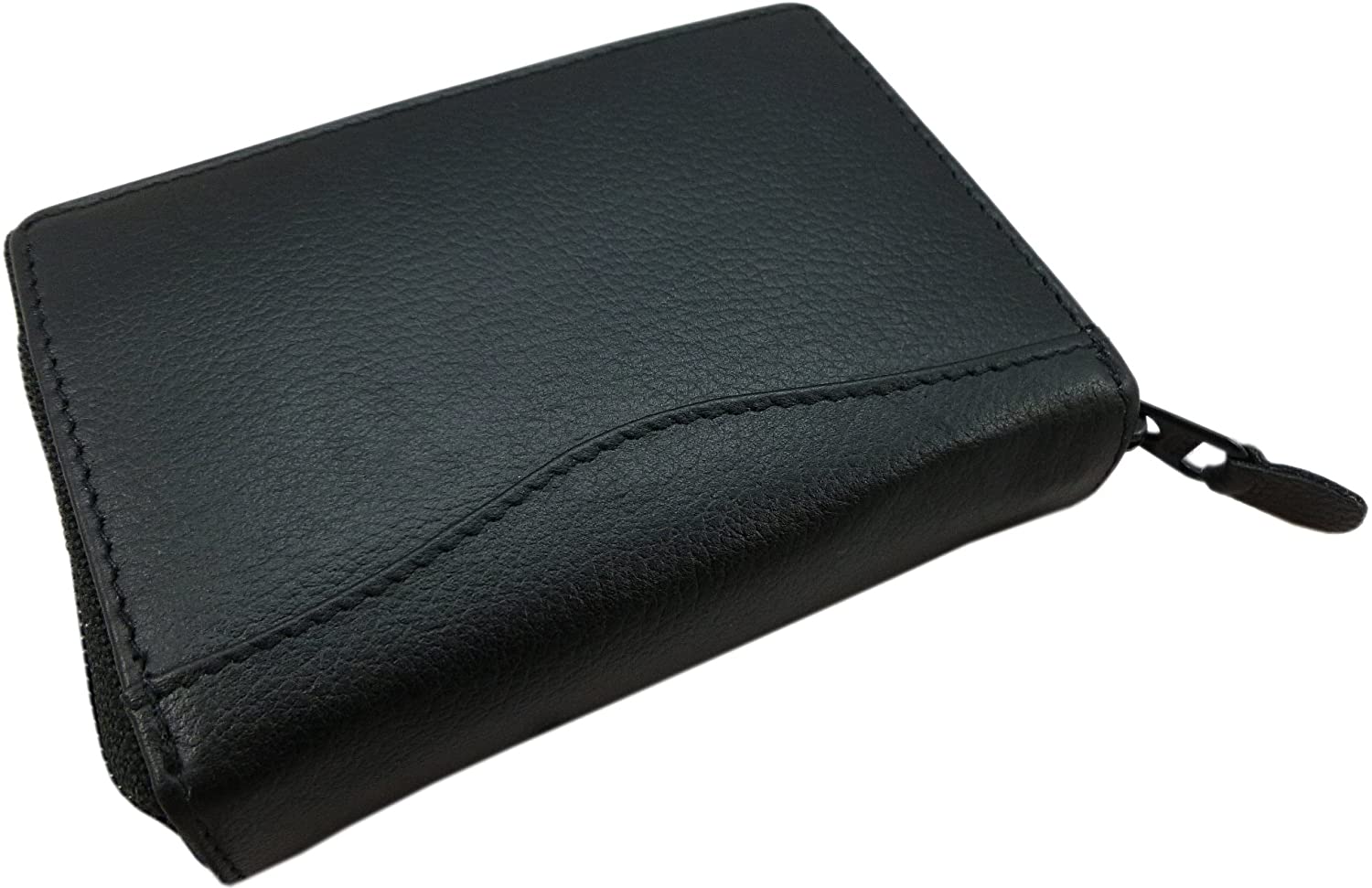 myledershop Universal Leather Credit Card case and Wallet in Black - Image 4