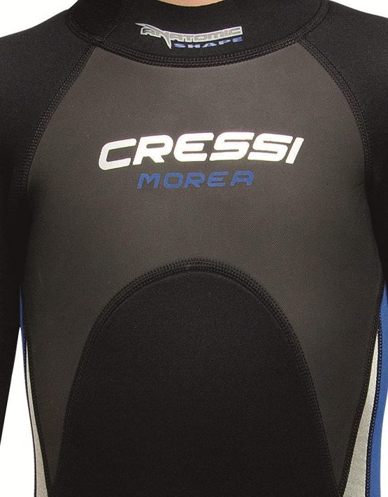 Cressi Morea Jr Monopiece Wetsuit 3 mm - One-piece Unisex Junior Wetsuit Neoprene 3 mm Ultrastretch, Black/Blue/Grey - Image 2