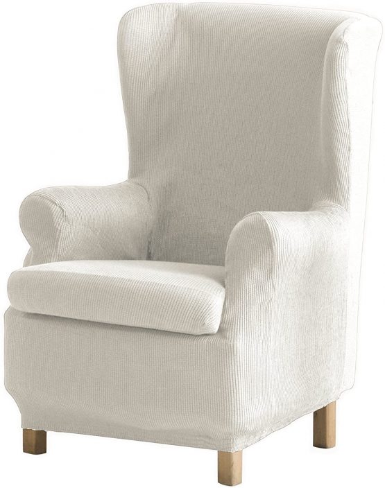 Eysa Ulises elastic wing chair sofa cover colour 00-ecru, Polyester-Cotton, 37 x 5 x 29 cm