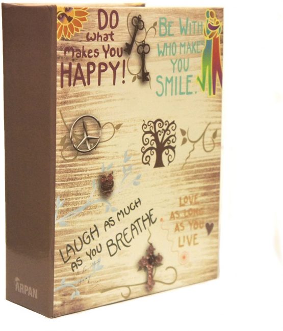 Arpan 6x4'' Designer Photo Album with 100 Pockets - Life Inspirational Slogans Photo Album - Image 2