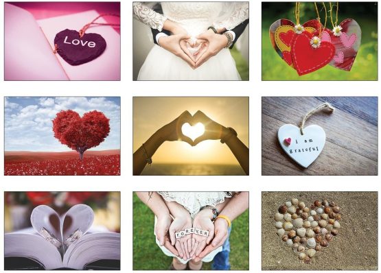 Love Postcards, 50 Love/Heart/Marriage Themed Postcards - Image 3