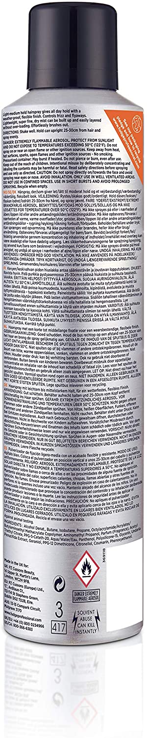 Fudge Professional Hairspray Travel Size, Skyscraper Light to Medium Hold Hair Spray, for Women All Day Hold, Weather Proof - Image 2