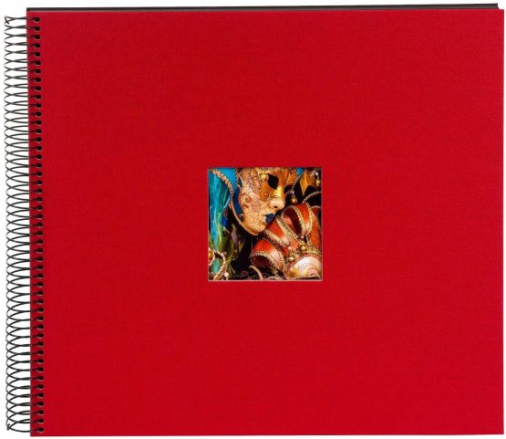Goldbuch Bella Vista Red 34x30 40 Black S. Spiral Album 25984