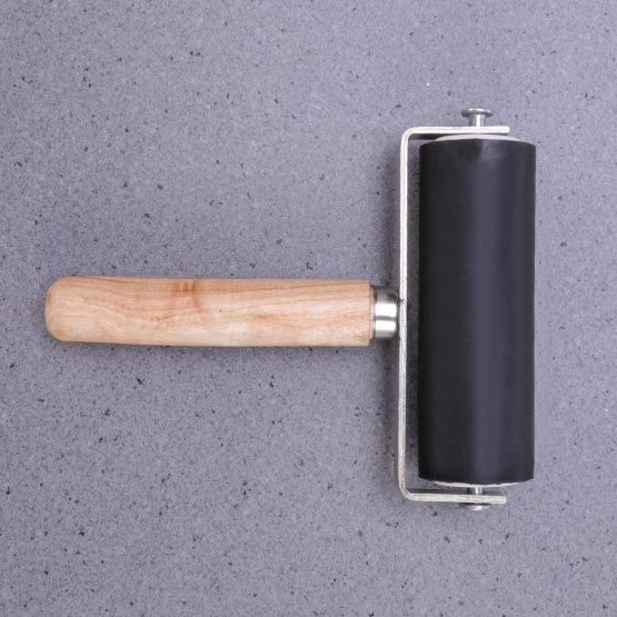 ULTNICE Soft Rubber Brayer Roller Printmaking Tool for Craft Projects Ink Stamping - Image 4