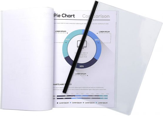 Exacompta PVC Transparent Covers for Presentation Binders, A4 - Clear, Pack of 100 - Image 2