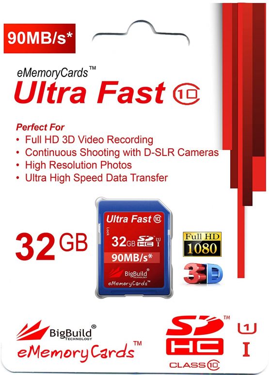 BigBuild Technology 32GB Ultra Fast 90MB/s Memory Card for Canon PowerShot SX430 IS camera, Class 10 SD SDHC - Image 2