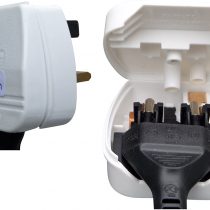 ShaniTech Euro Europe EU Plug to 3 Pin UK Plug Fused Converter Mains Socket Adapter
