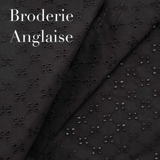 Pure Black Broderie Anglaise Nursing Cover/Breastfeeding Cover - Image 4