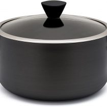 Zinel 4150 Hard Anodised Non-Stick Casserole, Grey, 20 cm