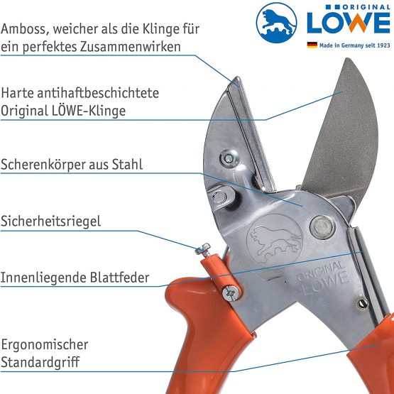 Loewe 2104 Anvil Pruner for Large Hands (German Import) - Image 3