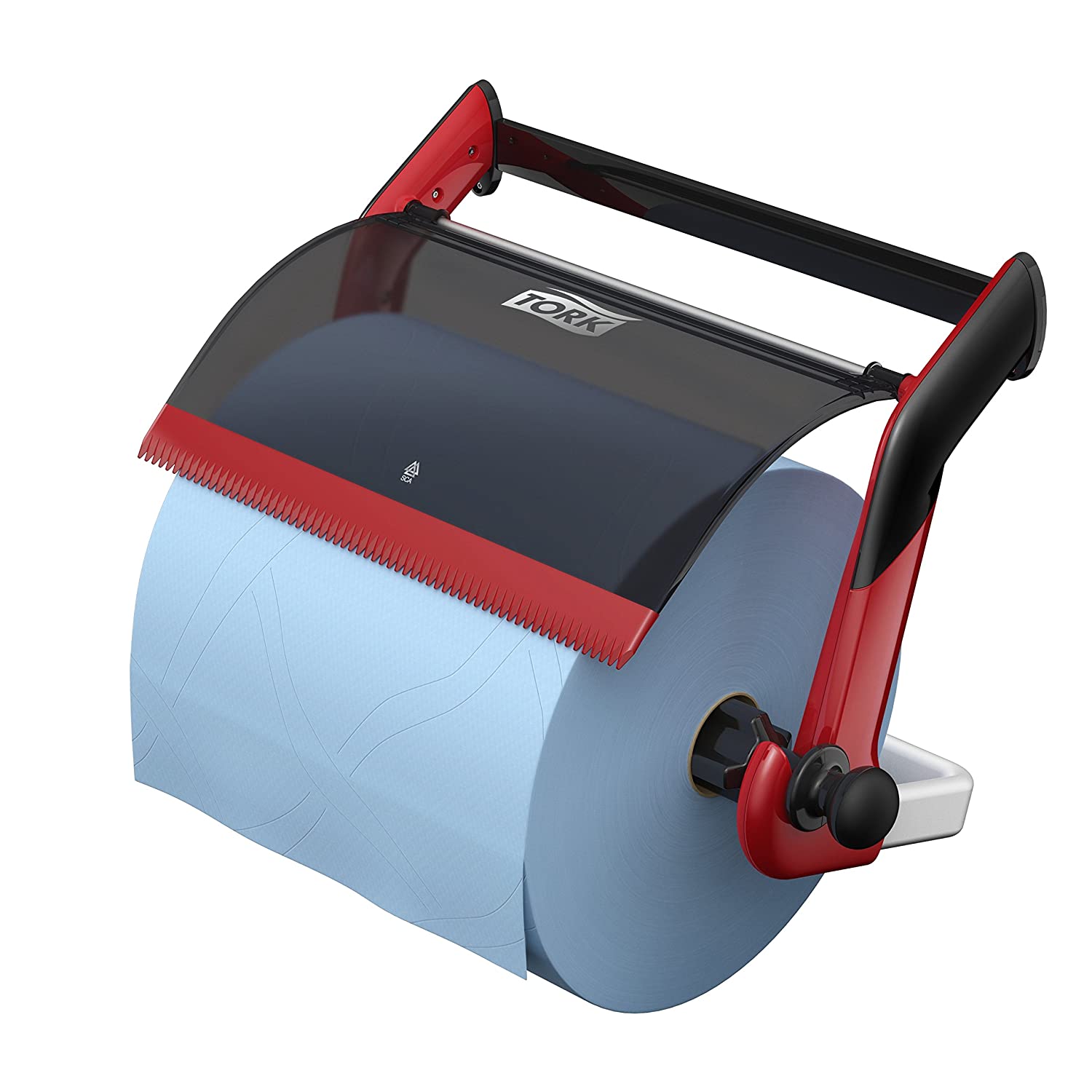 Tork 130052 Wiping Paper Plus Combi Roll / Wiping Paper Rolls Suitable for W1 and W2 Wipers System Dispensers / Extra Strong Paper Towel Roll / Blue / 2 x 255m / diameter 26.2cm - Image 3