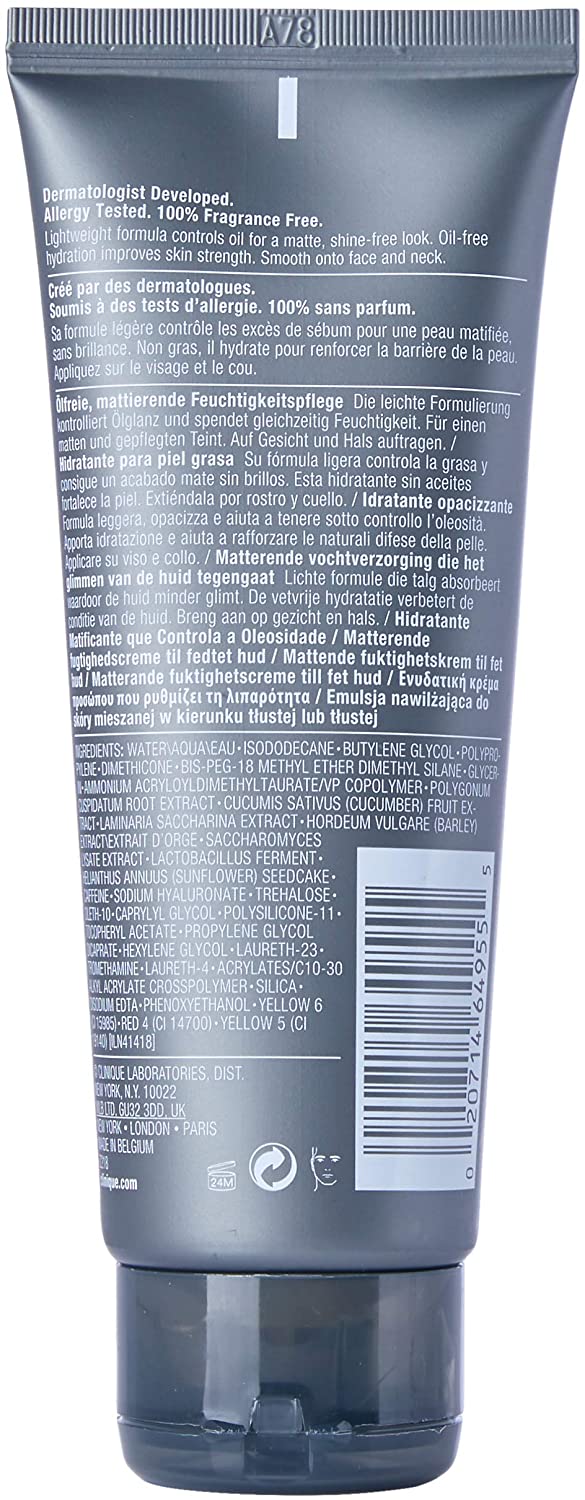 Clinique oil-free moisturizer for men hydratant non-gras 100ml, 100 ml (Pack of 1) - Image 2