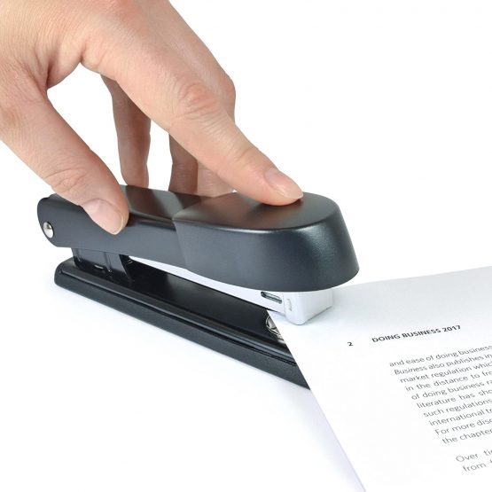 Rapesco 1602 Germ-Savvy Antibacterial Marlin Stapler, 25 Sheet Capacity, Black & 2,000 x 26/6 mm Staples - Image 2