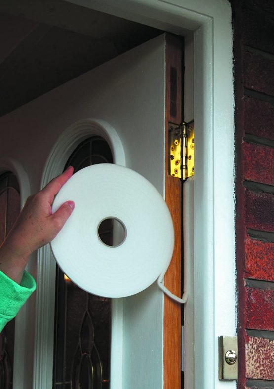 STORMGUARD White 05SR039015MW 15m Ultraseal Soft Self-Adeshive Foam Draught Excluder, L-15 Metres W-8mm H-6mm - Image 4