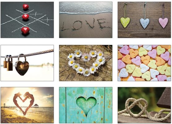 Love Postcards, 50 Love/Heart/Marriage Themed Postcards - Image 4