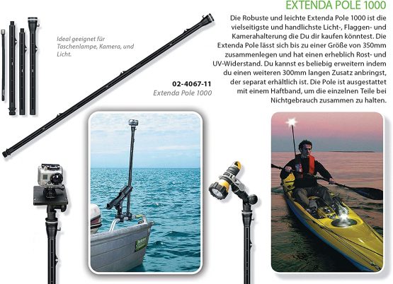 Railblaza Extenda Pole 1000 - Black, NA - Image 4
