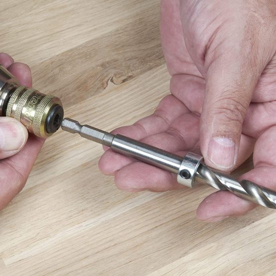 Trend PH/DRILL/95Q PH Drill 9.5MM with QR Shank, Silver - Image 4