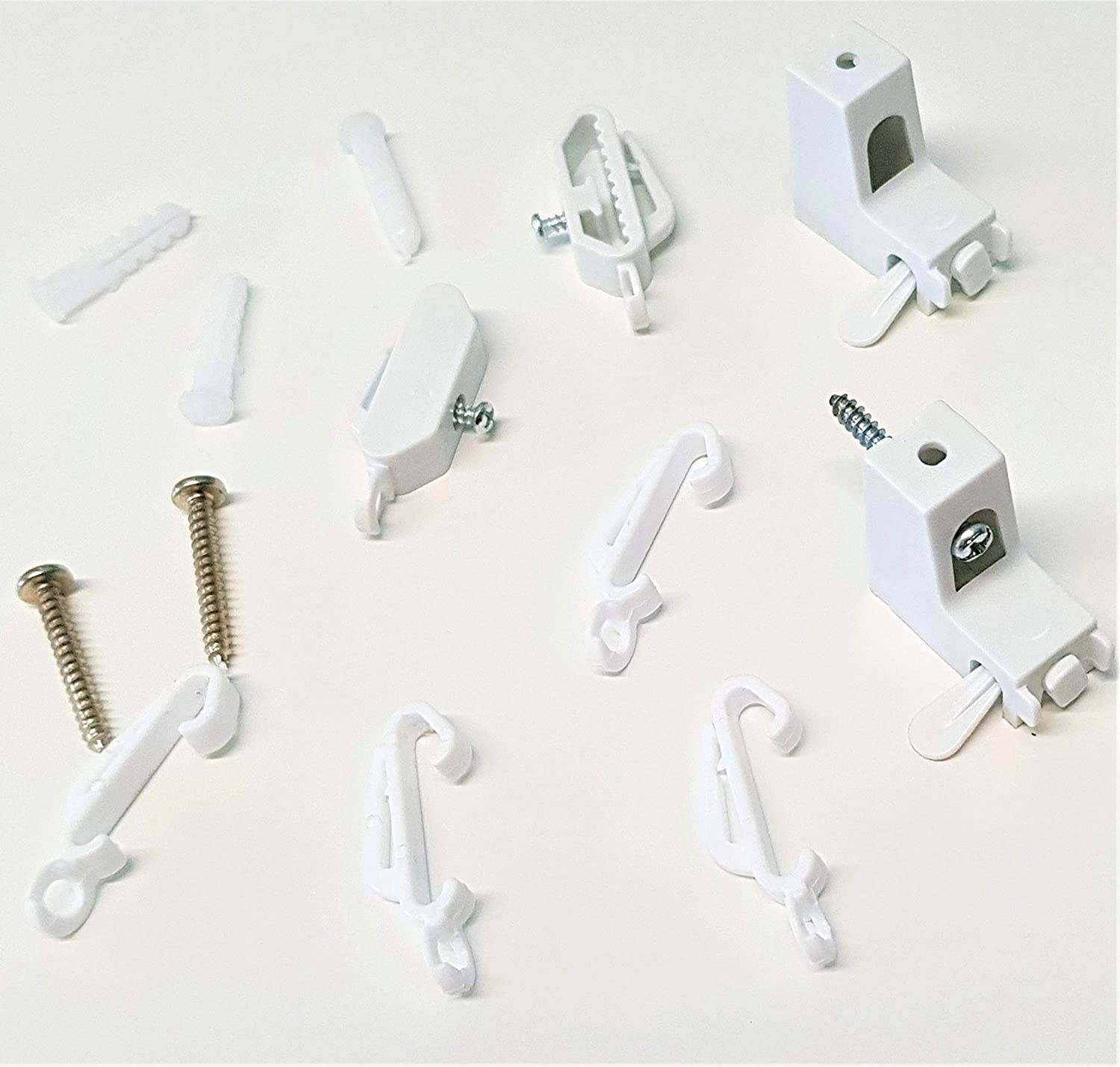 C2B 500cm Plastic Curtain Track, Strong, Bendable Track, (196") Bay & Straight Windows, Wall & Ceiling Mounted - Image 3