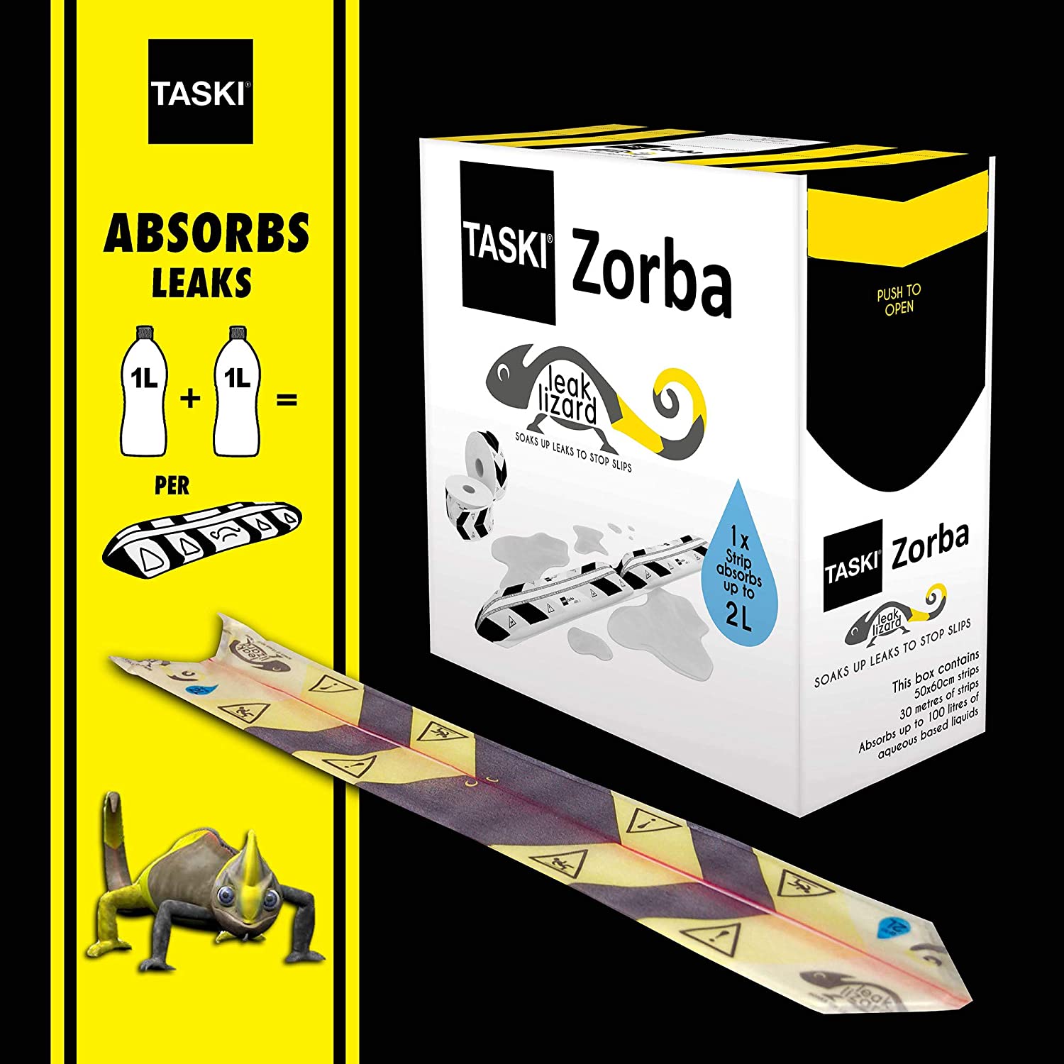 TASKI 7523269 Diversey Zorba Leak Lizard Spillage Containment Strips, in box - Image 2