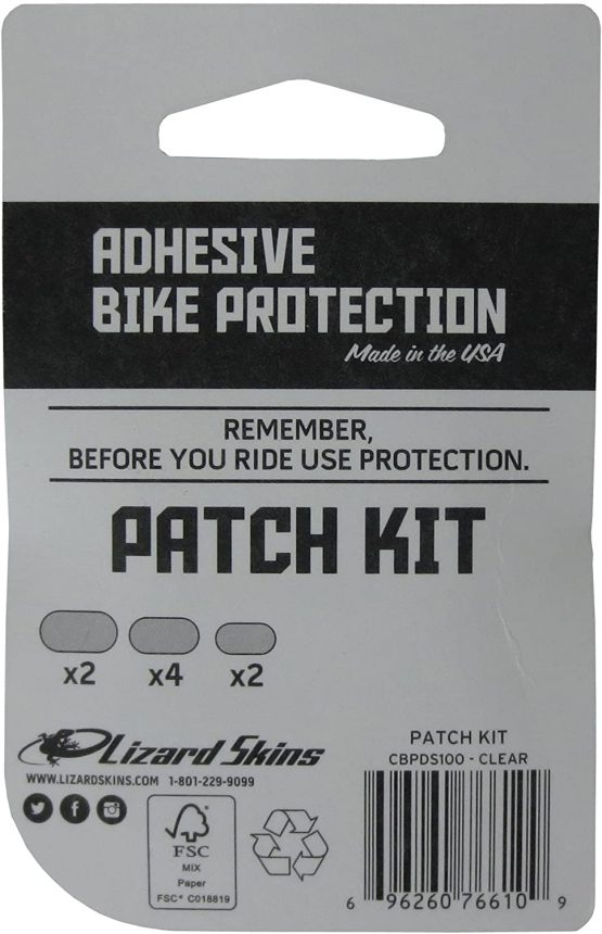 Lizard Skins Unisex's Patch Kit Bike Protectors, Clear, One Size - Image 2