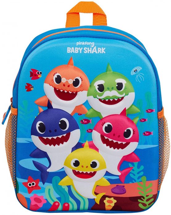 Kids Baby Shark 3D EVA Backpack - Image 2