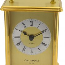 Gold Colour Two Tone Gilt Carriage Clock